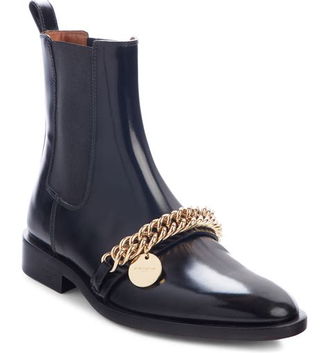 givenchy chelsea chain boots